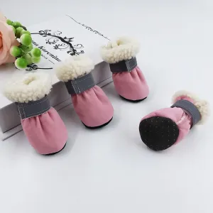 4Pcs Waterproof Dog's Boots