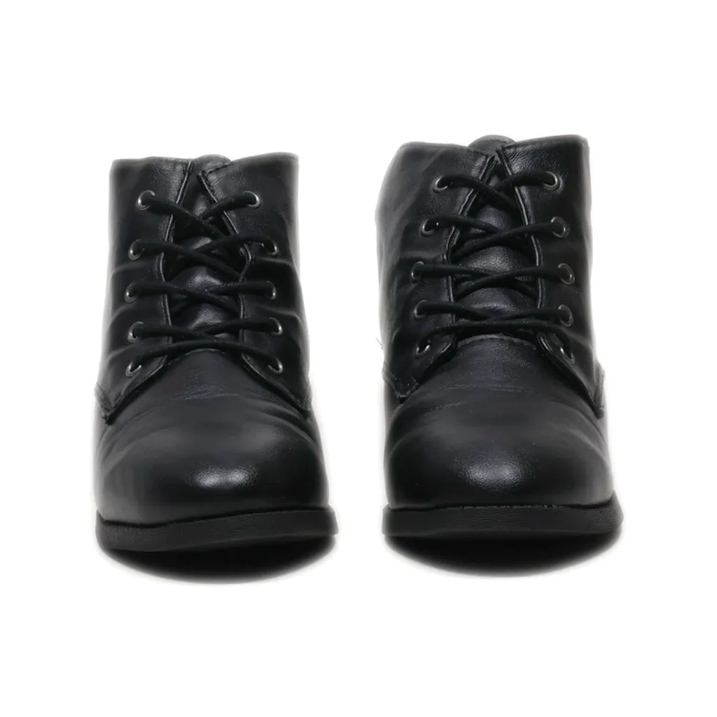 American Eagle Ankle Boots Leather Black Colour For Women