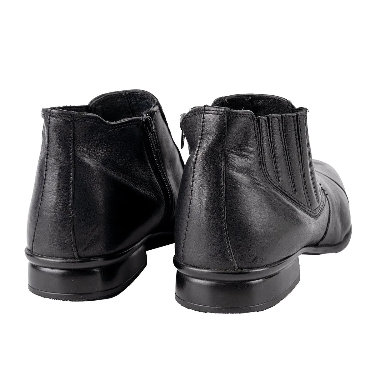 Angelo Litrico Ankle Boots Black Colour For Men