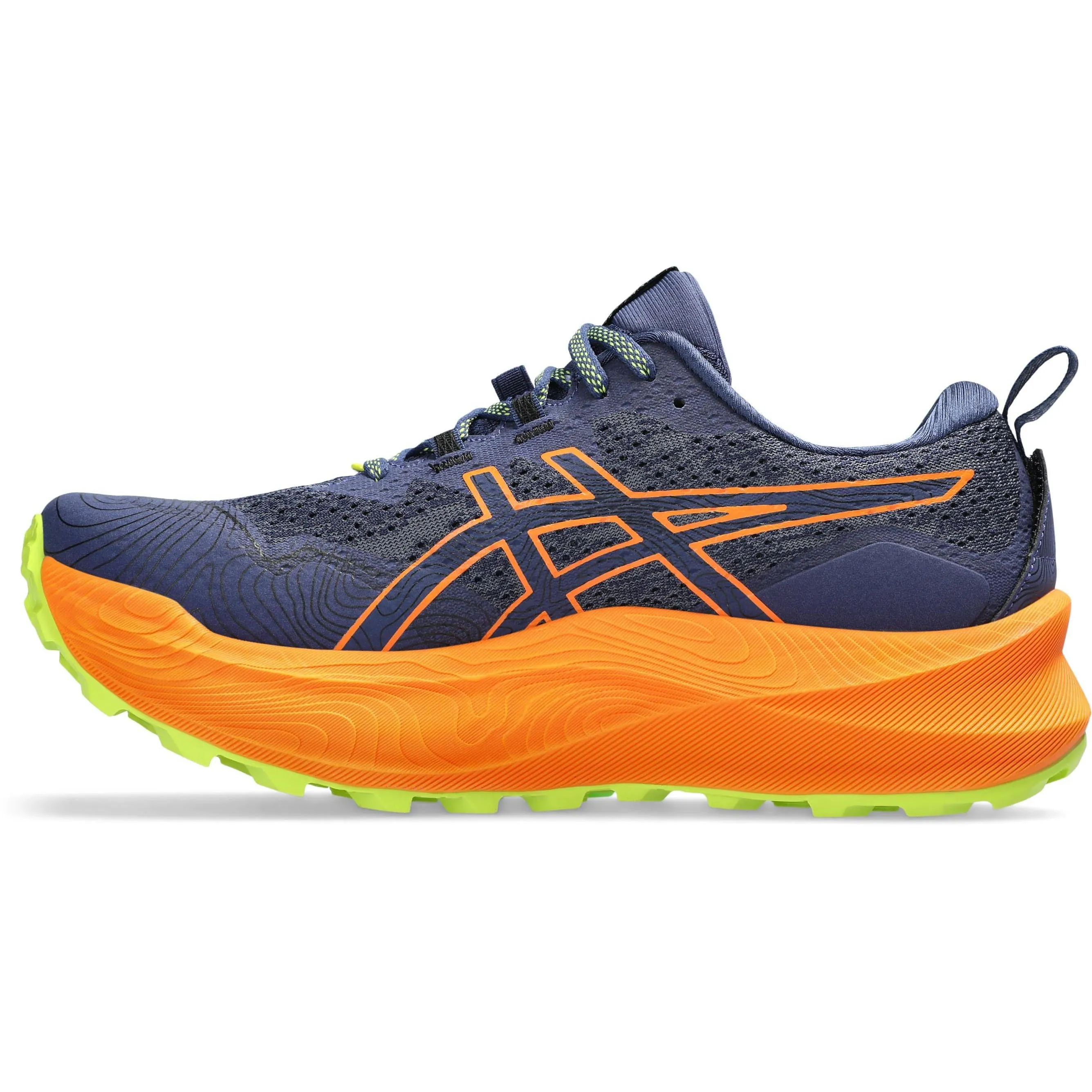 Asics Trabuco Max 2 Mens Trail Running Shoes - Blue