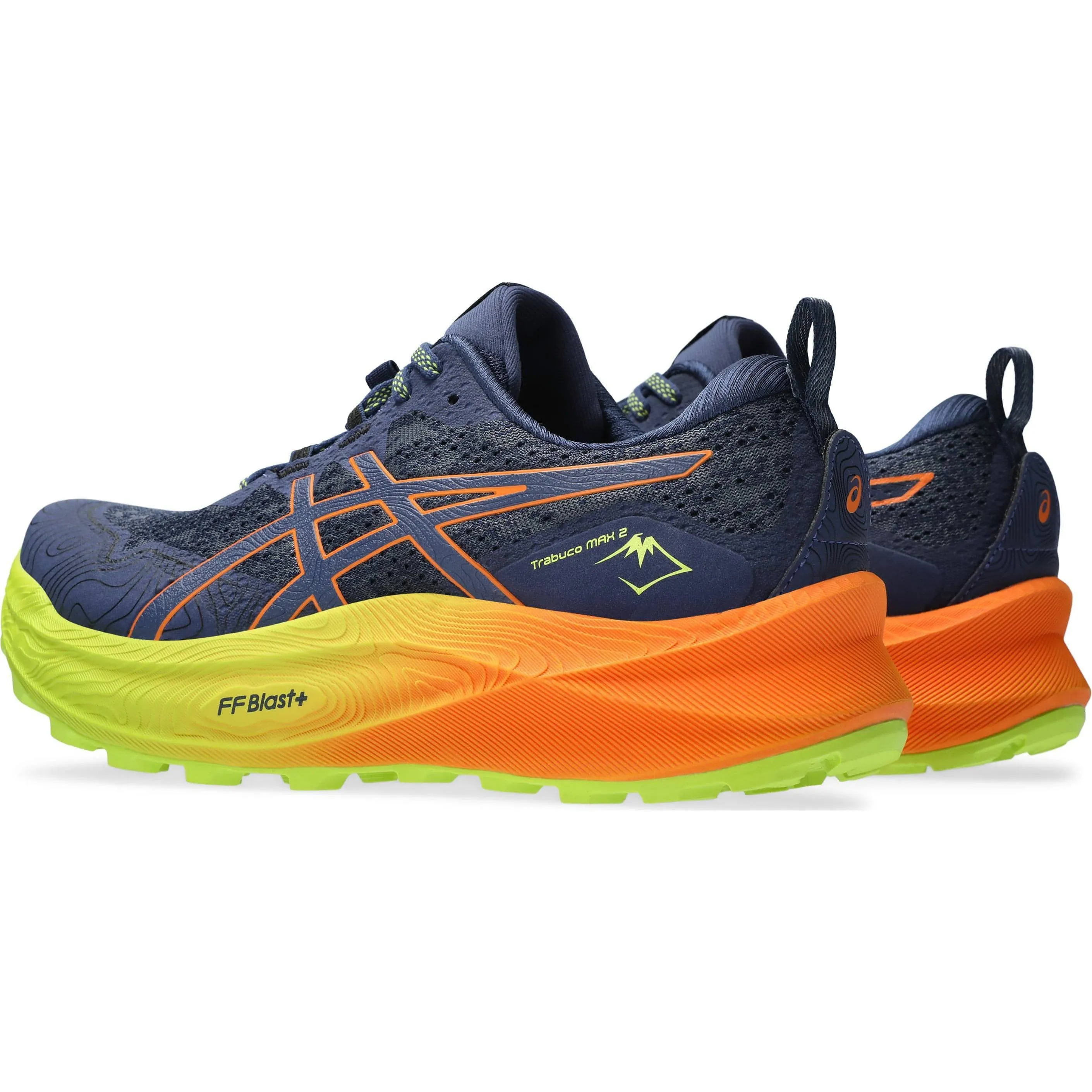 Asics Trabuco Max 2 Mens Trail Running Shoes - Blue