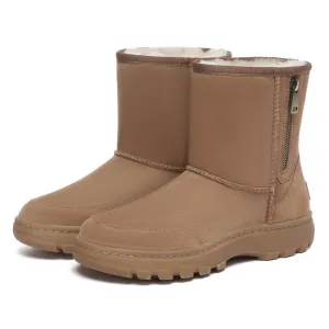 AUSTRALIAN SHEPHERD UGG Boots Sheepskin Wool Short Zip Outdoor Boots #AS3065