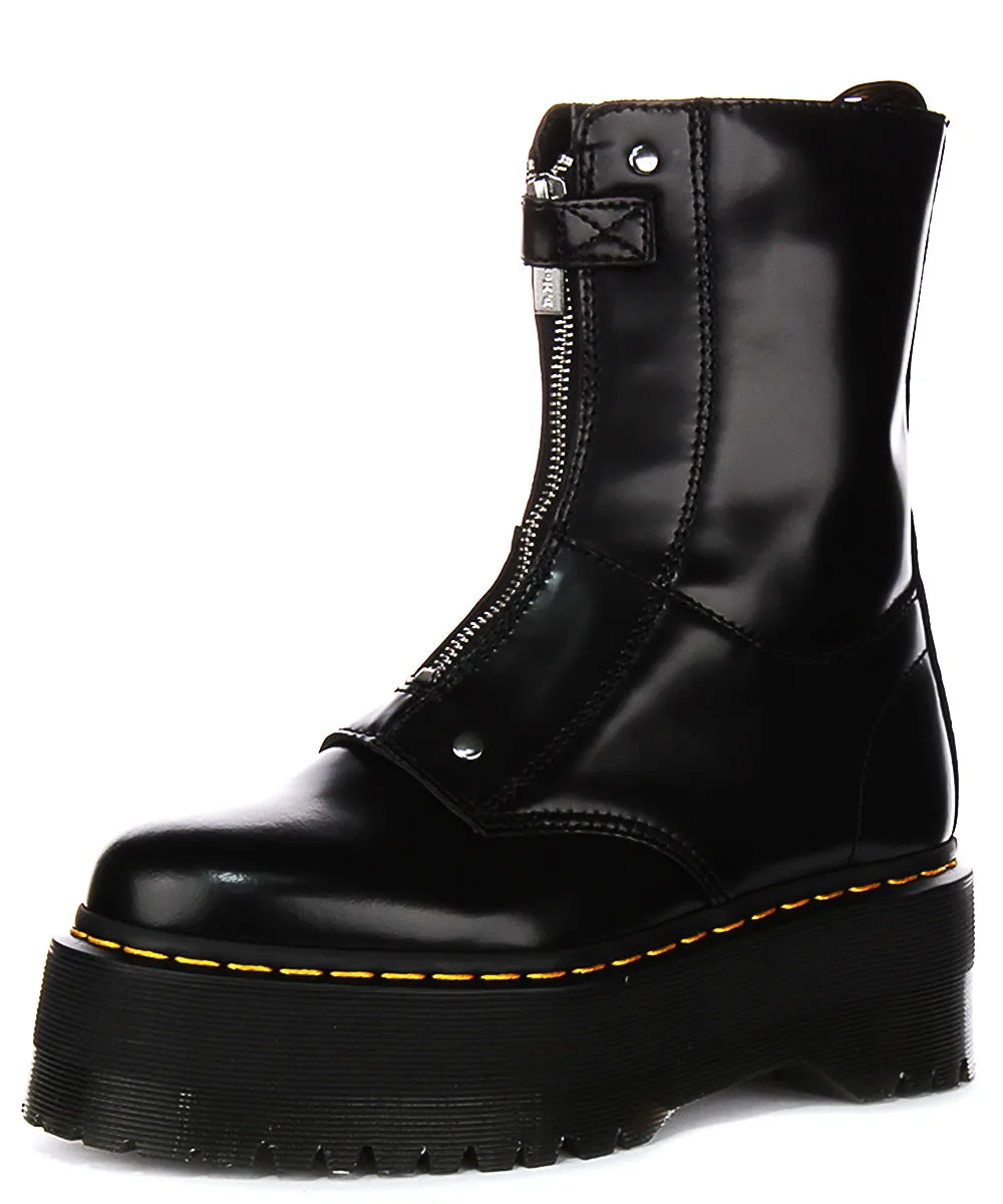 Dr Martens Jetta Hi Max In Black For Women