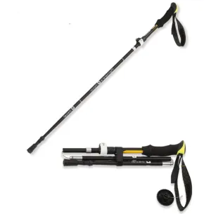 Folding telescopic trekking pole