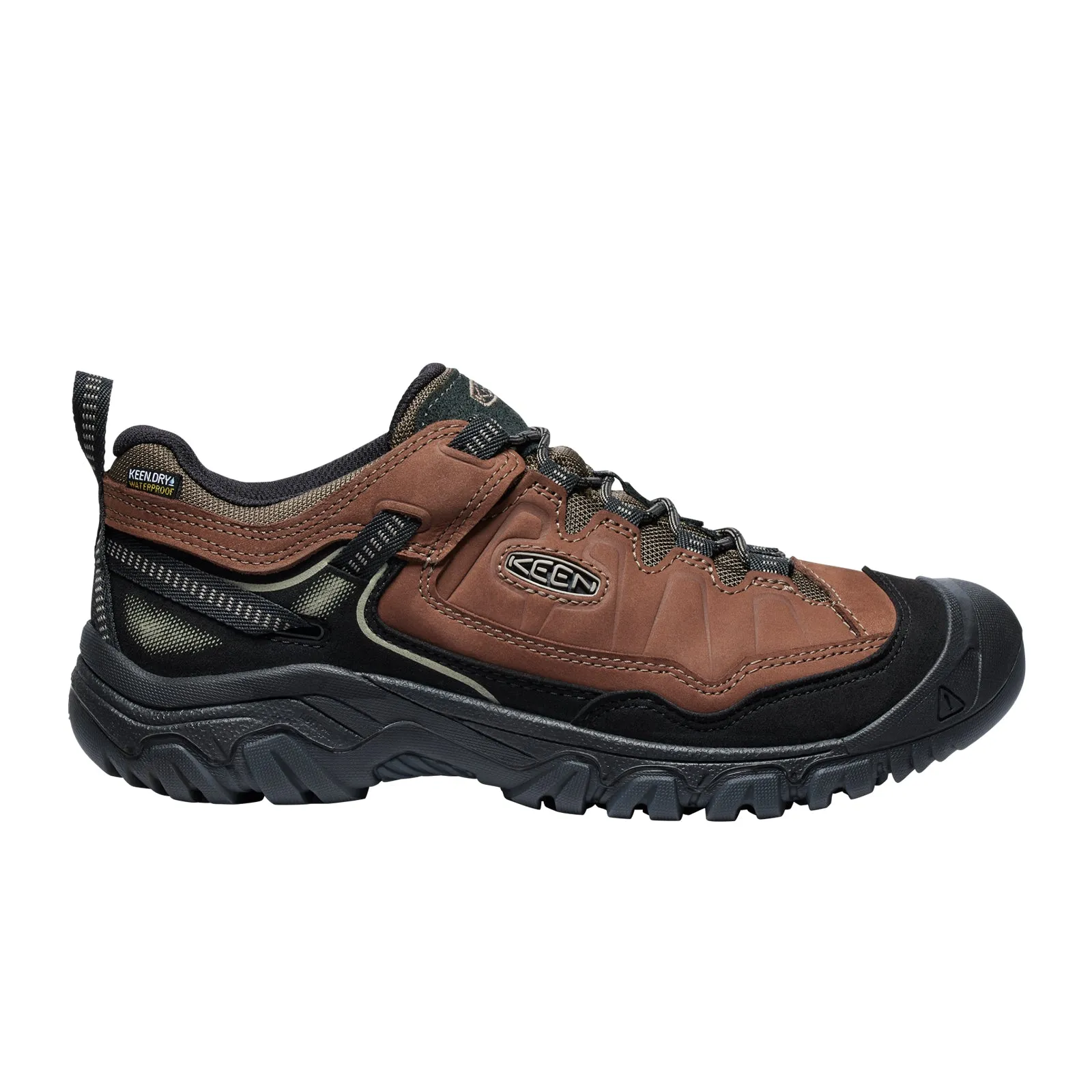 Keen Targhee IV Waterproof Hiking Shoe (Men) - Bison/Black