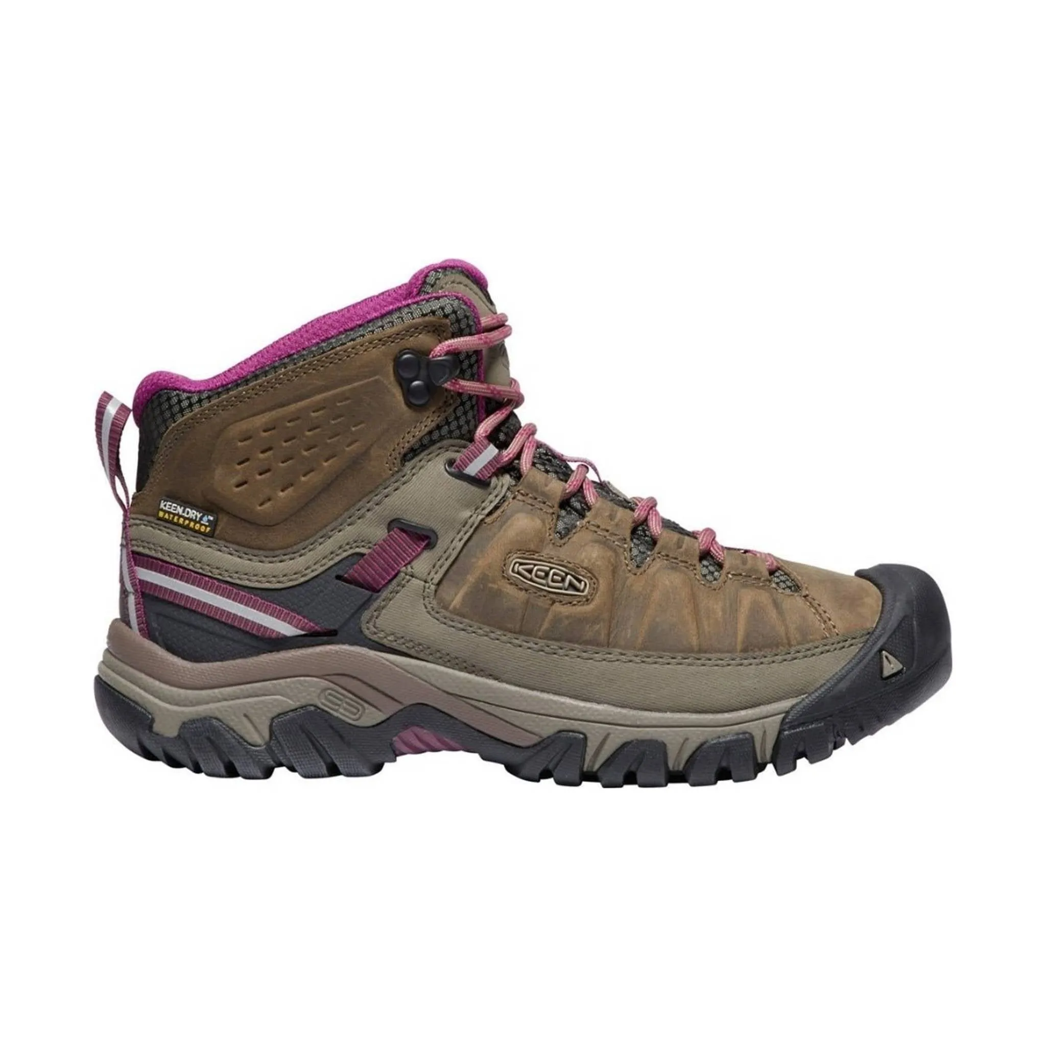 KEEN Women's Targhee III Mid Waterproof Boot - Weiss/ Boysenberry - ONLINE STORE CREDIT/EXCHANGE ONLY