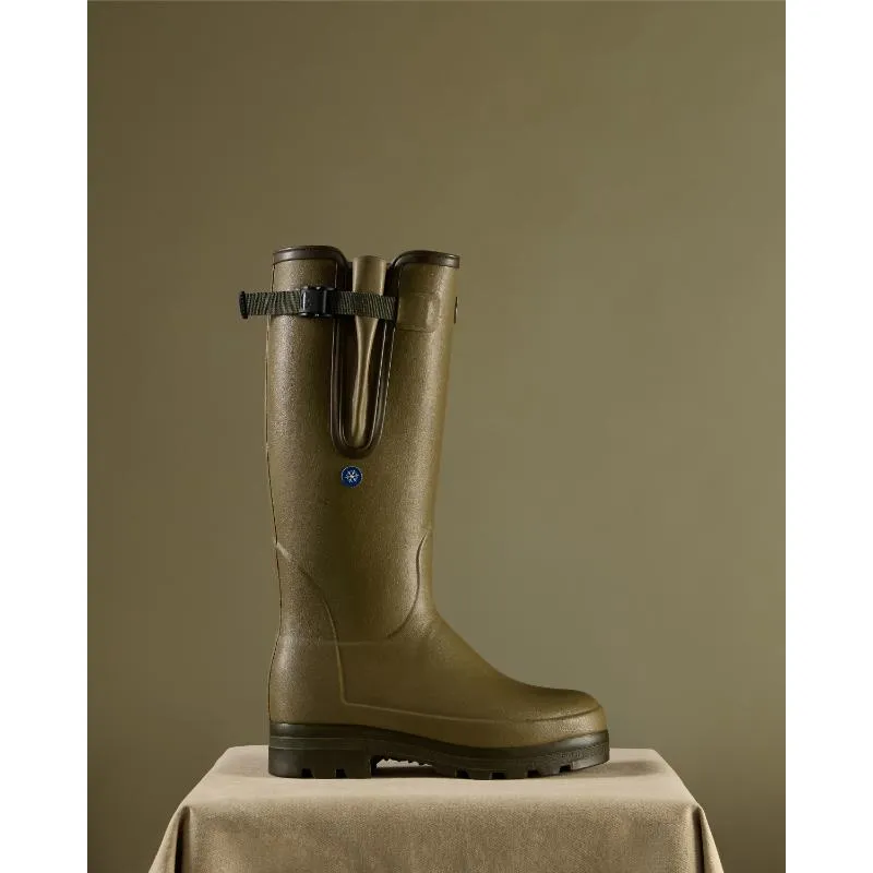 Le Chameau Vierzonord PLUS Neoprene Mens Wellington Boots - Iconic Green