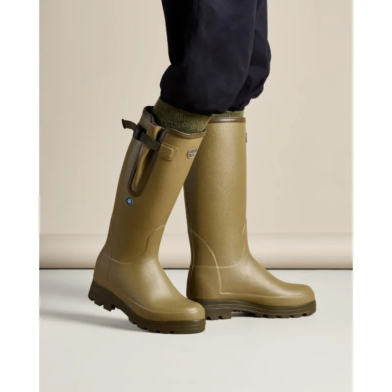 Le Chameau Vierzonord PLUS Neoprene Mens Wellington Boots - Iconic Green