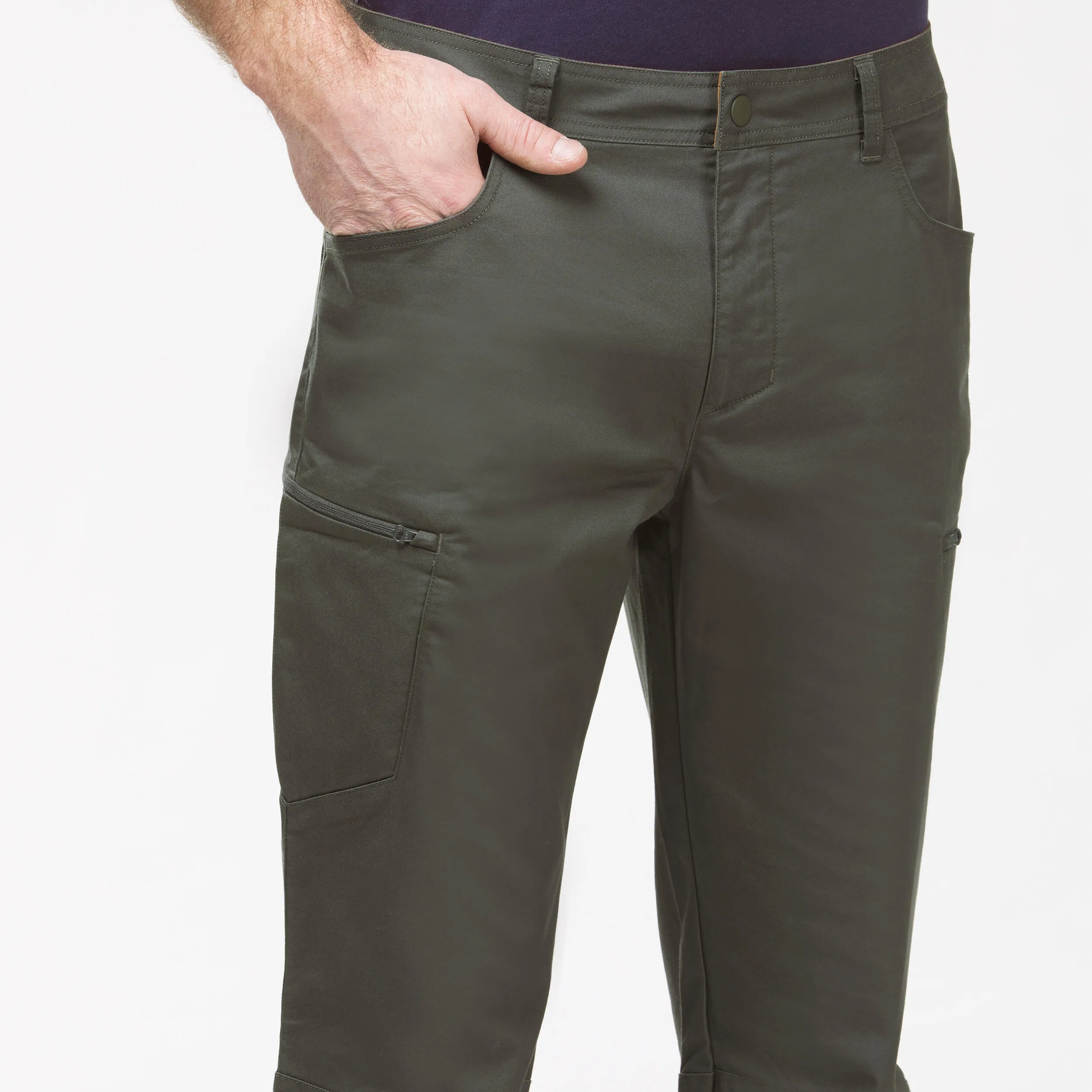 Men's hiking trousers Quechua NH500 Regular, khaki