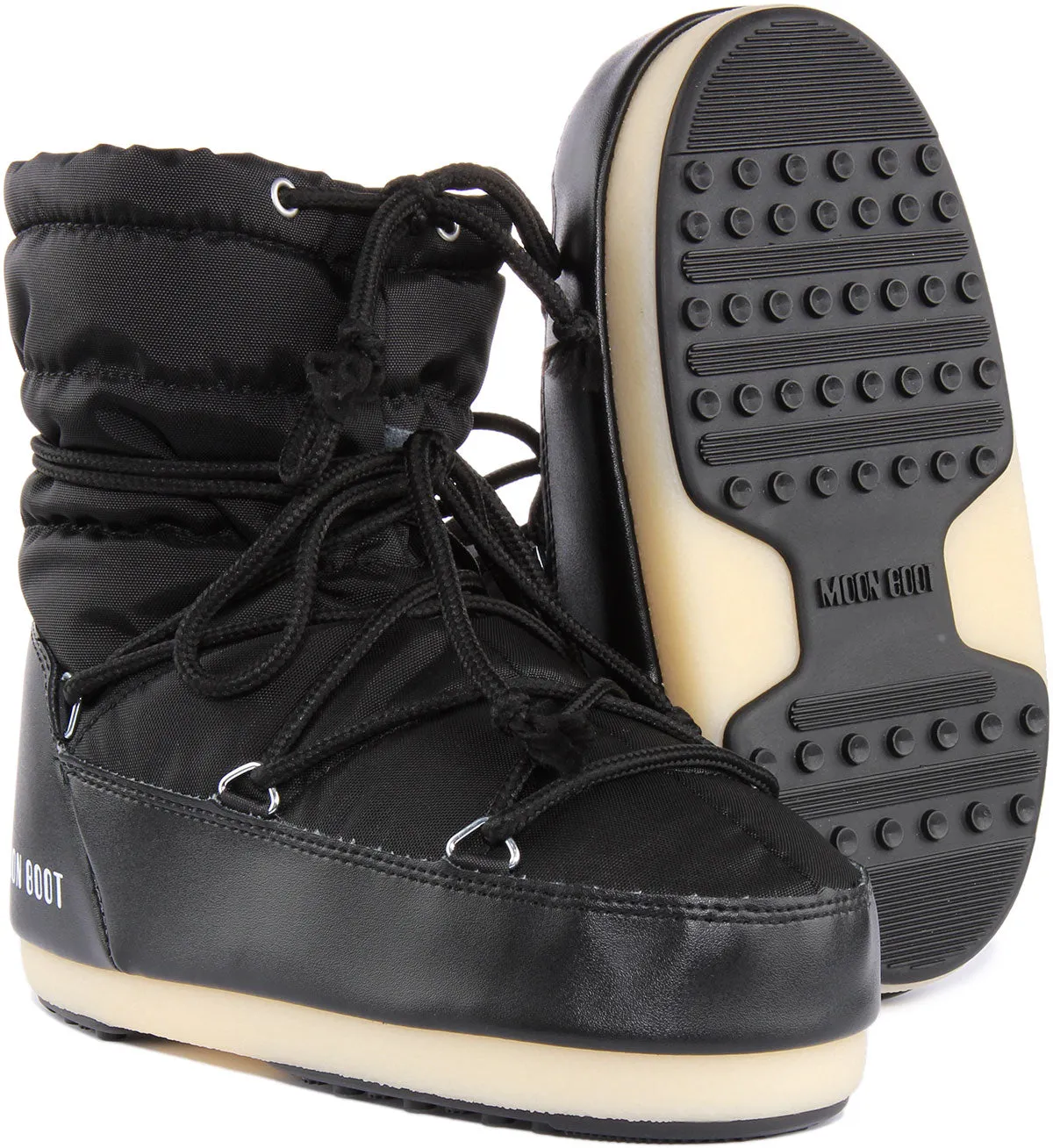 Moon Boot Nylon Light Low In Black For Women