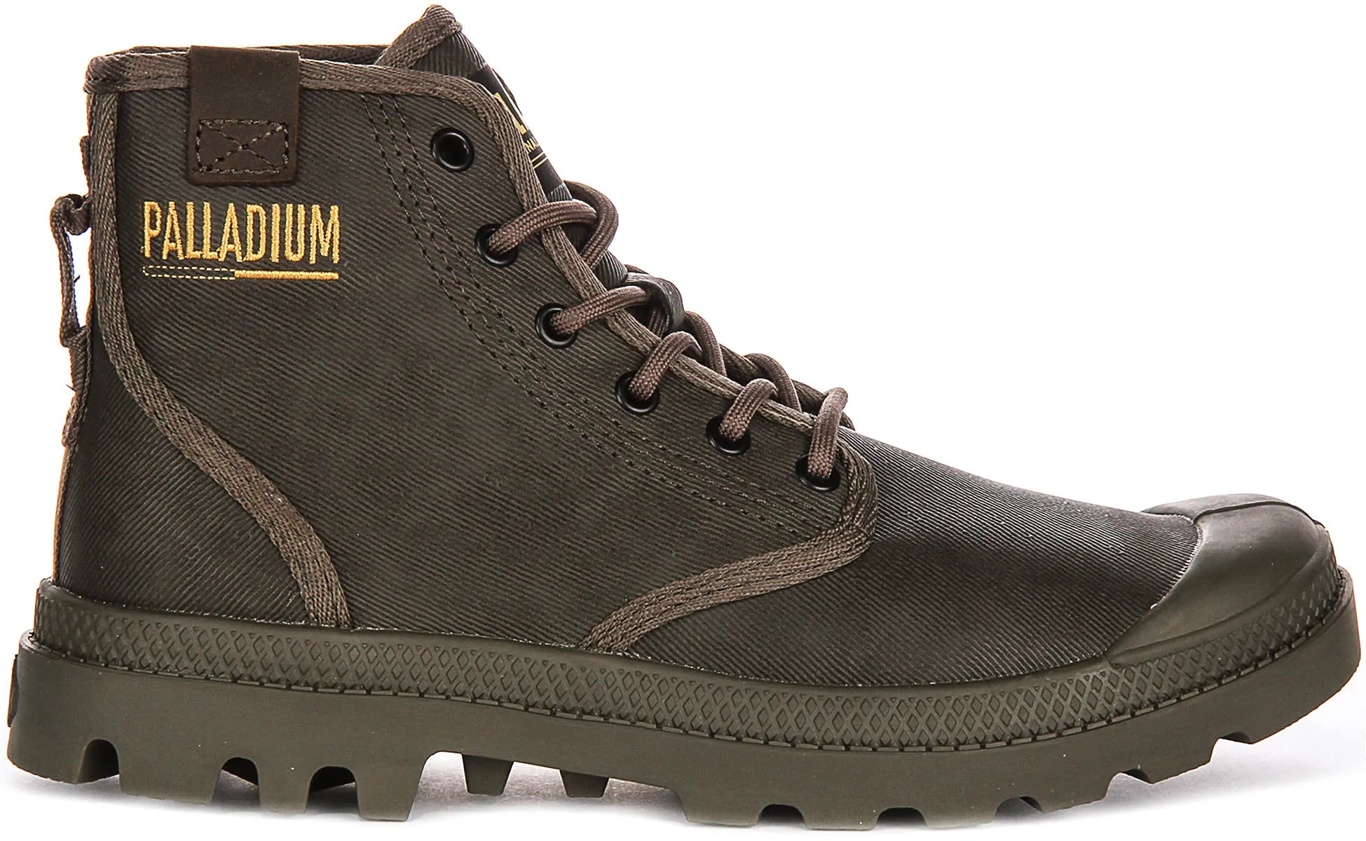 Palladium Pampa Hi Coated In Brown