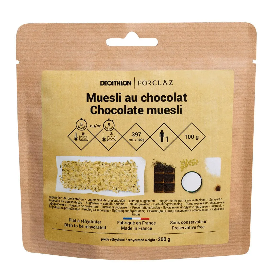 Petit déjeuner - Muesli au chocolat -100 g