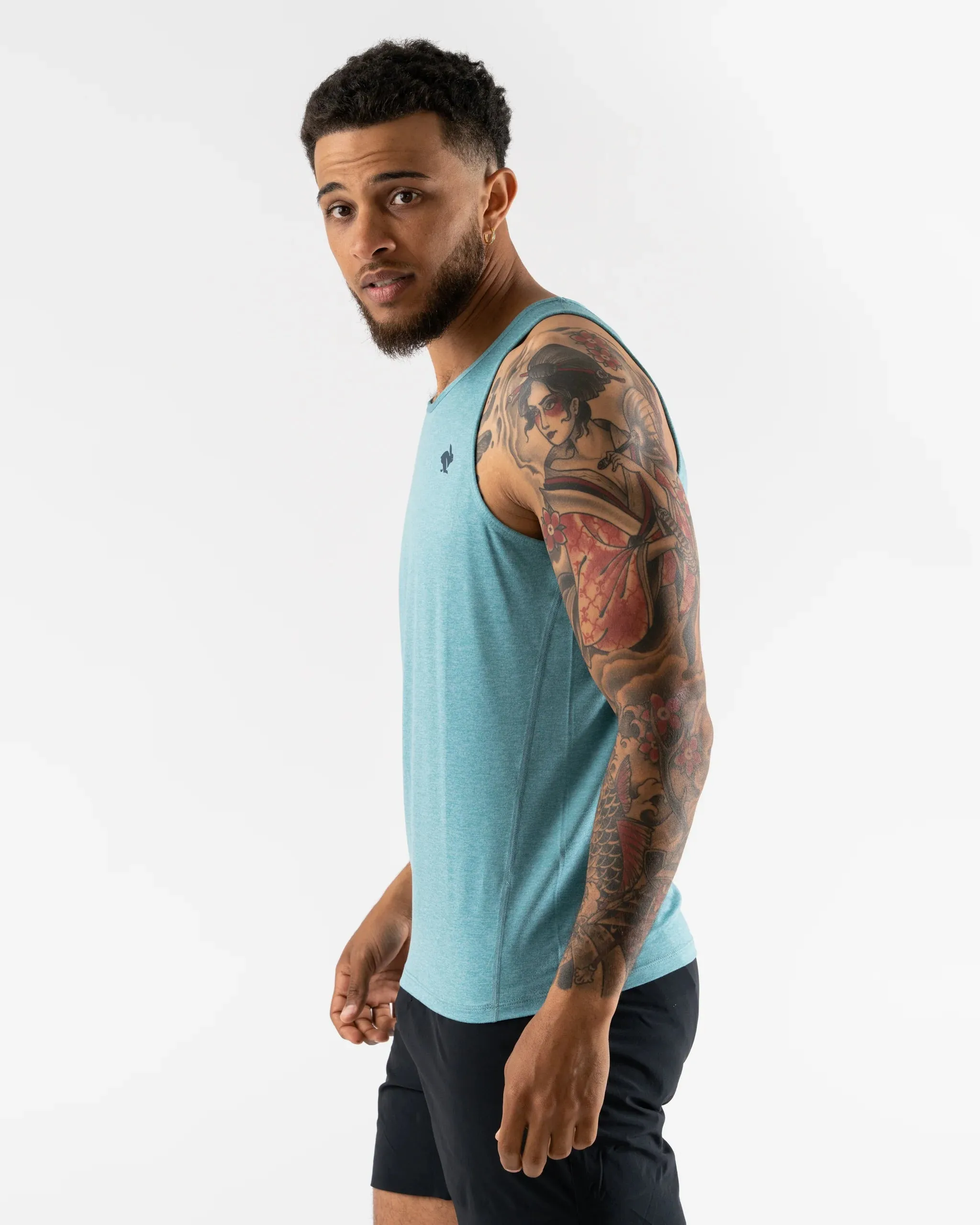 rabbit | EZ Tank | Men's | Nile Blue Heather