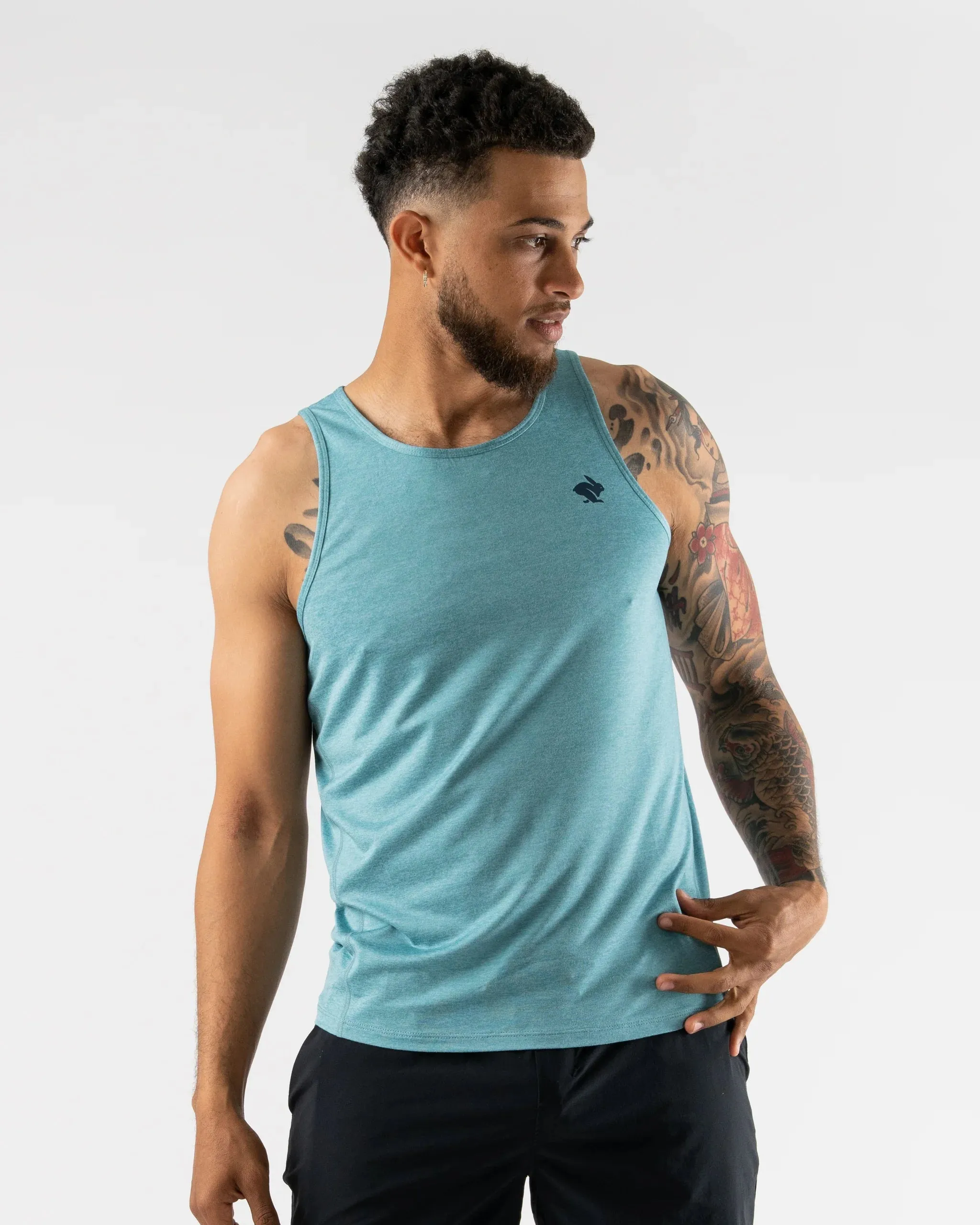 rabbit | EZ Tank | Men's | Nile Blue Heather