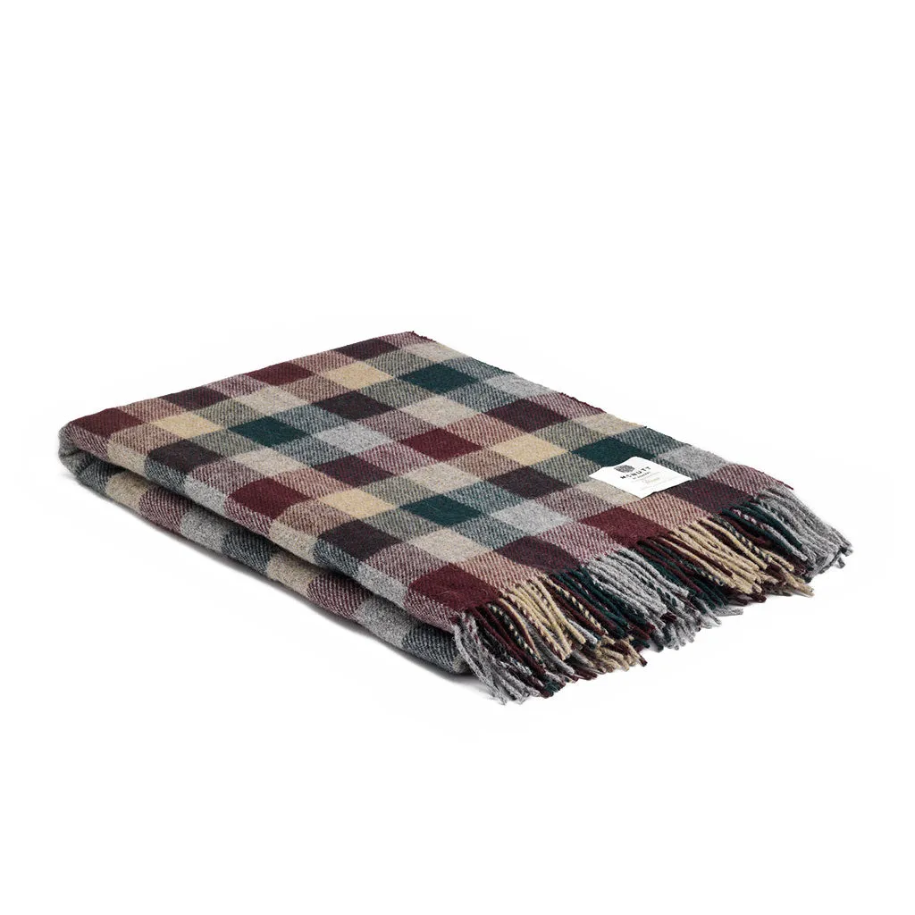 Trekking Block Donegal Wool Blanket