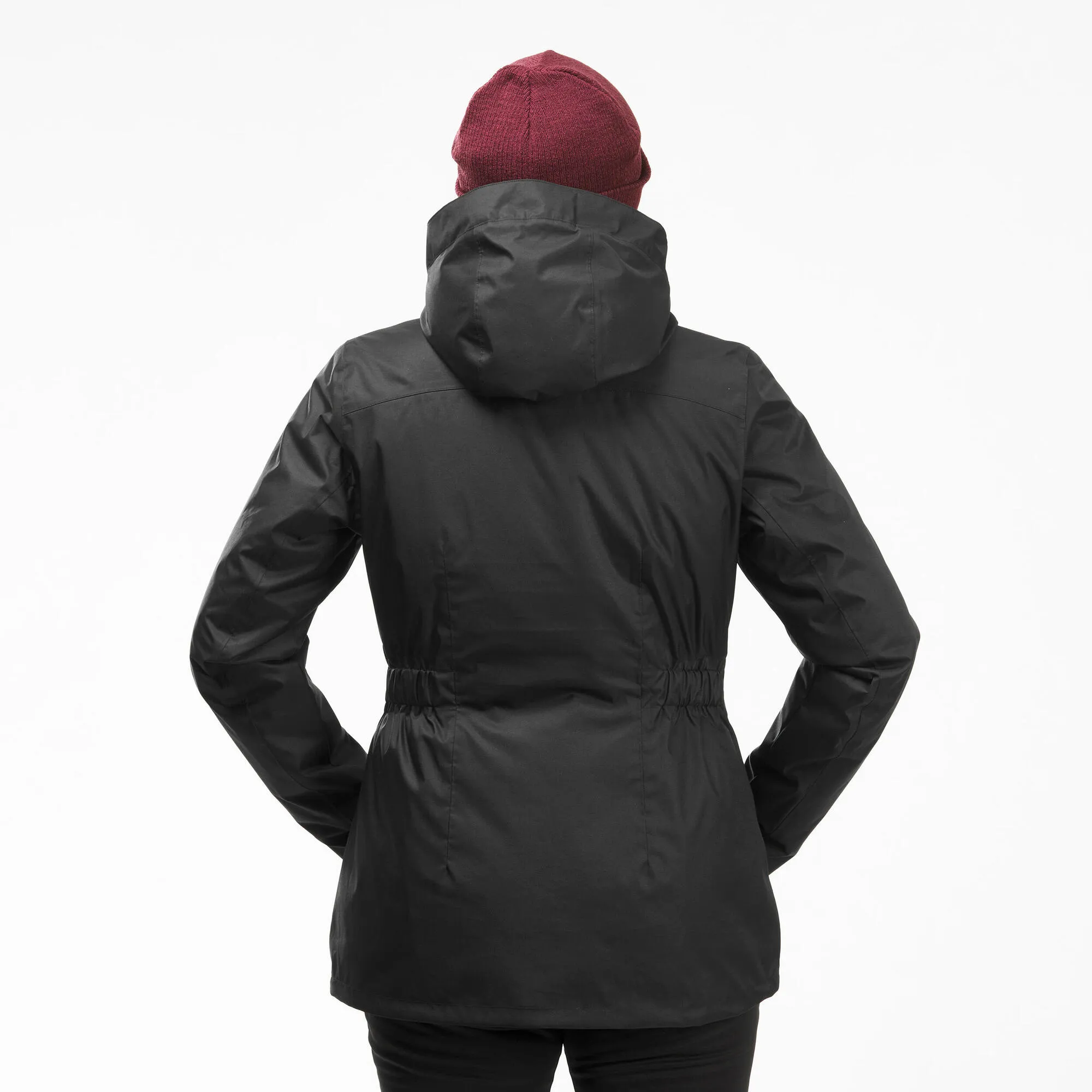 Women's hiking waterproof winter jacket - SH500 14°F